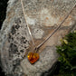 Baltic Amber Heart #002