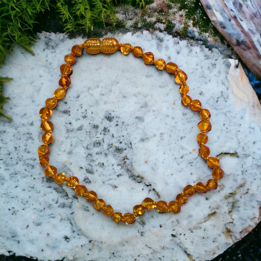 Baltic Amber Small Necklace #001